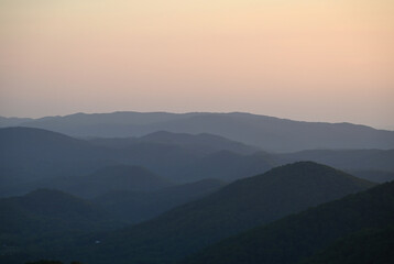 Mountains after Sunset