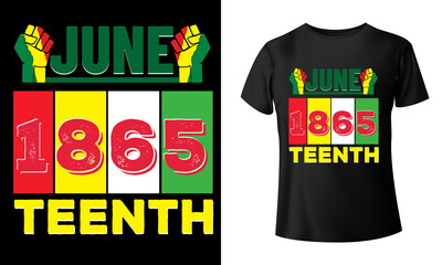 June 1865 teenth day  t shirt design 