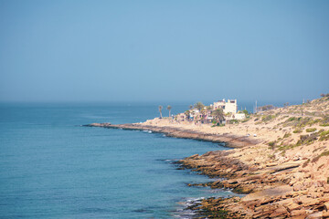 Fototapeta na wymiar anchor point taghazout Morocco 