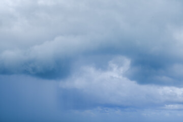 Fototapeta na wymiar skyscape background of rainy strom cloud over sky