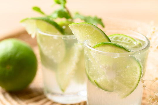 Cold lime soda, Tropical summer drink