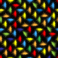 Colorful Seamless Pattern Background. Design for wall decoration, postcard, poster, brochure, shirt, etc