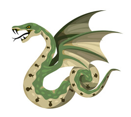 winged flying serpent mythology creature
