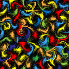 Colorful Seamless Pattern Background. Design for wall decoration, postcard, poster, brochure, shirt, etc