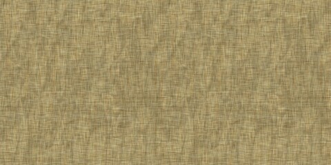 Seamless jute hessian fiber texture border background. Natural eco cream brown textile effect banner. Organic neutral tones woven rustic hemp ribbons trim edge