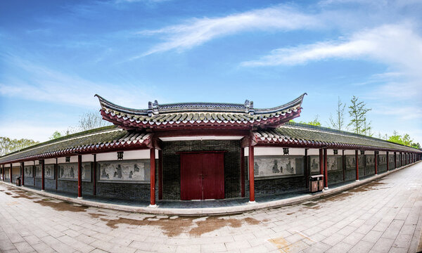 Zhenjiang JiaoShan DingHuiSi Buddhism story gallery and zhaobi
