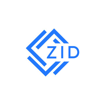 ZID letter logo design on white background. ZID creative  initials letter logo concept. ZID letter design.