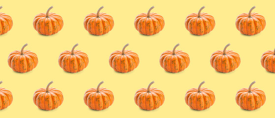 Fresh pumpkin isolated on white background