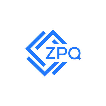 ZPQ letter logo design on white background. ZPQ  creative initials letter logo concept. ZPQ letter design.
