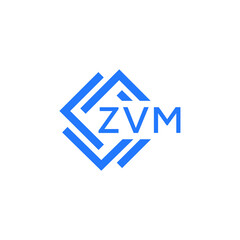 ZVM letter logo design on white background. ZVM  creative initials letter logo concept. ZVM letter design.
