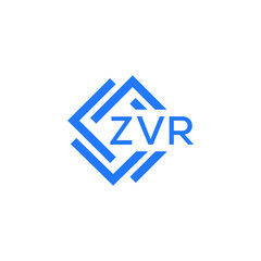 ZVR letter logo design on white background. ZVR  creative initials letter logo concept. ZVR letter design.