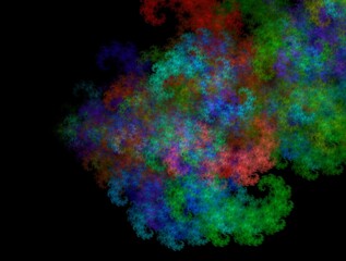 Imaginatory fractal abstract background Image