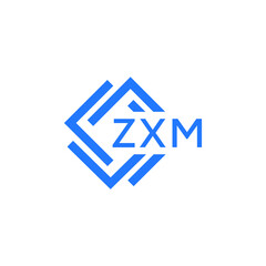 ZXM letter logo design on white background. ZXM  creative initials letter logo concept. ZXM letter design.