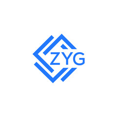 ZYG letter logo design on white background. ZYG  creative initials letter logo concept. ZYG letter design.
