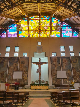 Kohima, Nagaland, India - September 20, 2021: Kohima Cathedral Church in Kohima