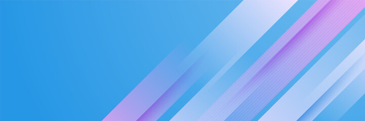 Obraz premium Blue pink and purple abstract banner background