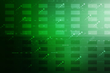 2d illustration abstract digital binary data on computer screen