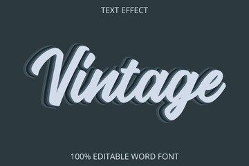 Fototapeta premium text effect white vintage