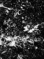 Black and white grunge texture. Abstract background of dirt, scratches, scuffs, wear