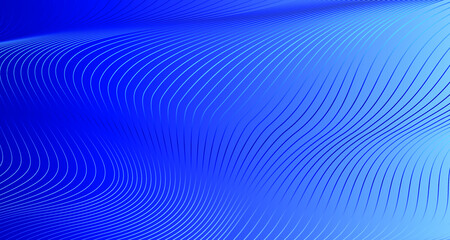 Plakat blue background with stripes. business background lines wave abstract stripe design