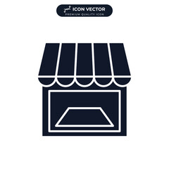 showcase icon symbol template for graphic and web design collection logo vector illustration