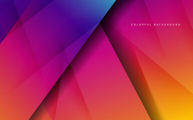 Abstract gradient color overlap laeyr background vector