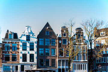 Obraz premium Houses in amsterdam
