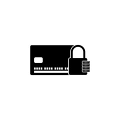 Secure payment icon isolated on white background