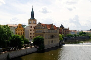 Fototapeta na wymiar View of the old town, Prague, Czech Republic.