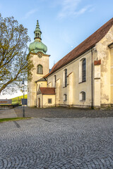 Rural church in small Czech town