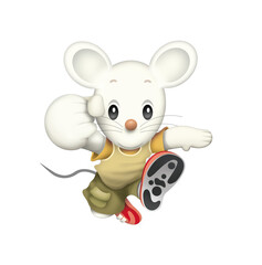 ネズミ　跳ぶ