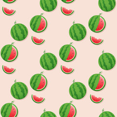 Watermelon and juicy fruit concept of summer food.