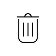 rubbish bin icon