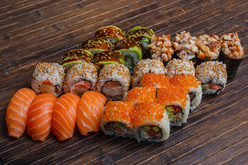 Japanese sushi fastfood- asian traditional snack