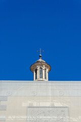 Obraz premium Church renovation and reconstruction. Minimal Aesthetics,