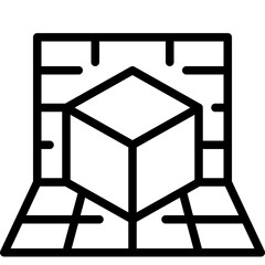 3d line icon