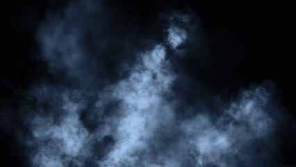 Blue fire embers particles texture overlays . Burn effect on isolated black background. Concept of particles , sparkles, flame and light. Stock illustration.