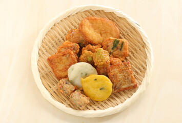 Japanese food, assorted fish cake and fish ball for Oden cooking ingredient