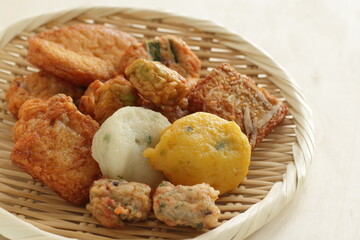 Japanese food, assorted fish cake and fish ball for Oden cooking ingredient