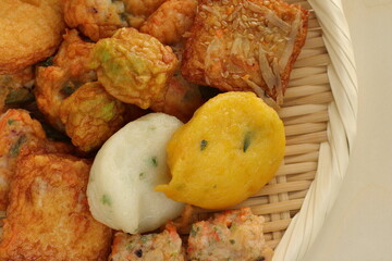 Japanese food, assorted fish cake and fish ball for Oden cooking ingredient