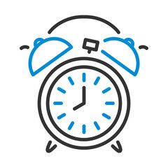 Icon Of Alarm Clock