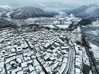 Guizhou jin screen: snow picturesque