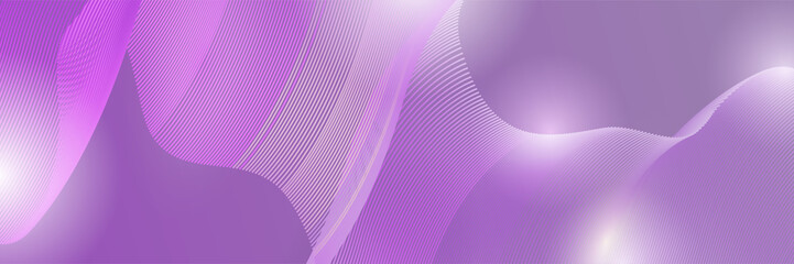 Purple and pink technology banner background