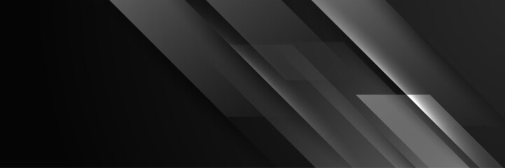 Black technology banner background