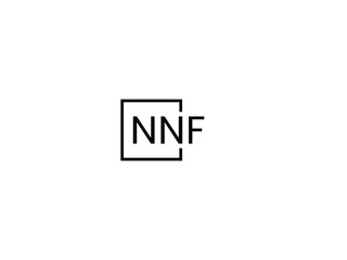 NNF letter initial logo design vector illustration