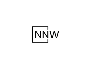 NNW letter initial logo design vector illustration