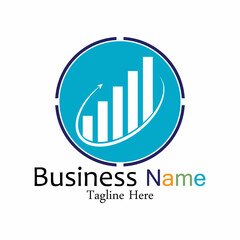 Business Marketing and finance vector logo concept template design