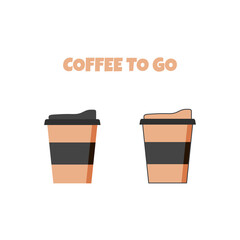 Delicious coee paper cup icon. Drink vector illustration design
