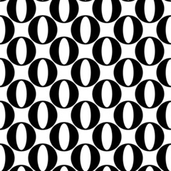 Abstract fashion monochrome polka dots background. Black and white seamless pattern with textured circles. Template design for invitation, poster, card, flyer, banner, textile, fabric. Halftone card