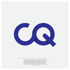 Letter CQ logo design for your brand identity